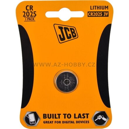 Baterie knoflíková lithium CR2025 1ks JCB