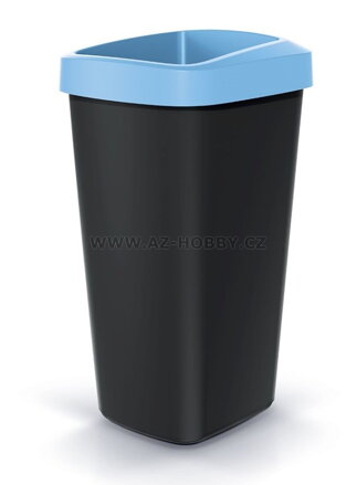 Koš odpadkový bez víka 45L  COMPACTA Q sv.modrá