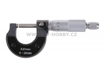 FESTA Mikrometr mechanický 0-25mm s přesností 0,01mm