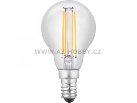EXTOL LIGHT žárovka LED 360°, 400lm, 4W, E14, teplá bílá  43012