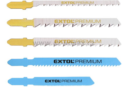 Pilové plátky Extol premium Bi-metalové 5 různých (Euro úchyt)