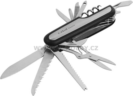 Nůž  zavírací kapesní 11-dílný  Extol Craft délka 90 mm