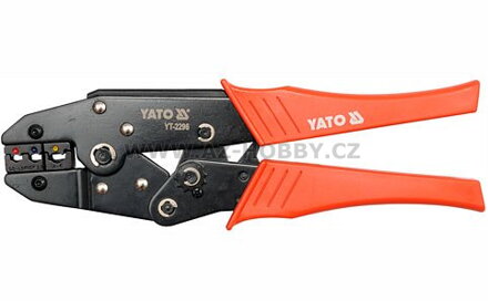 Kleště YATO YT-2296 konektorové 230mm, 22-10(AWG), 0,5-6,00mm2
