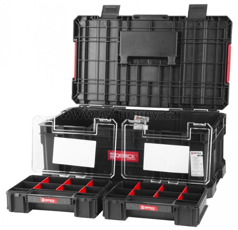 Sada - kufr na nářadí Box QBRICK® System TWO Toolbox + 2x Organizer Multi