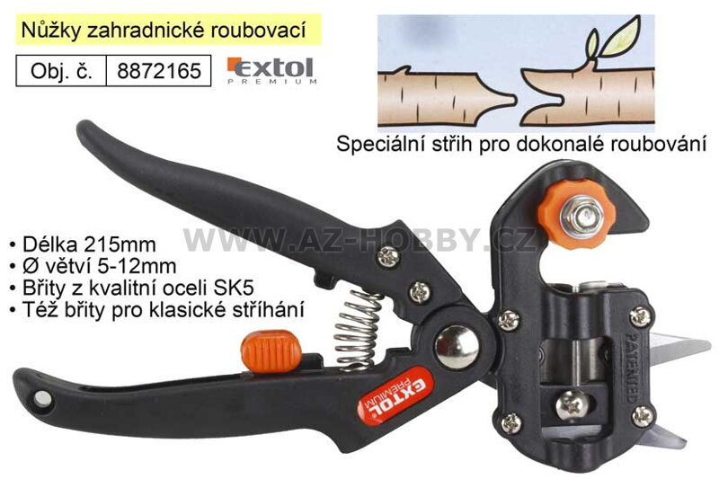 Kleště zahradnické roubovací Extol Premium