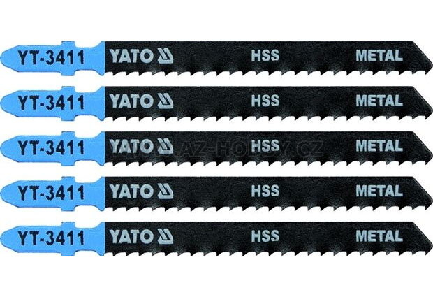 Pilové plátky Yato HSS na kov set 5 kusů YT-3411