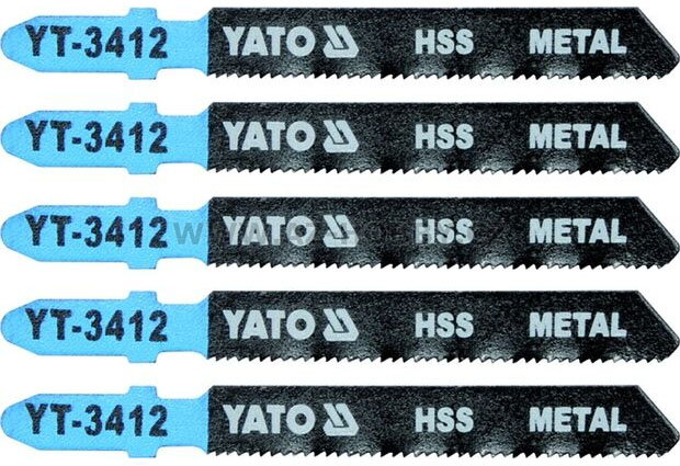 Pilové plátky Yato HSS na kov set 5 kusů YT-3412