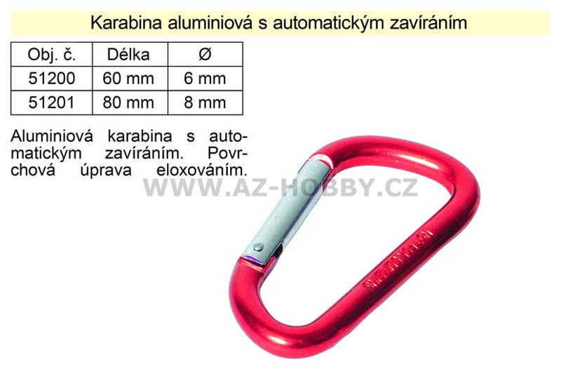 Karabina Alu 80x8mm