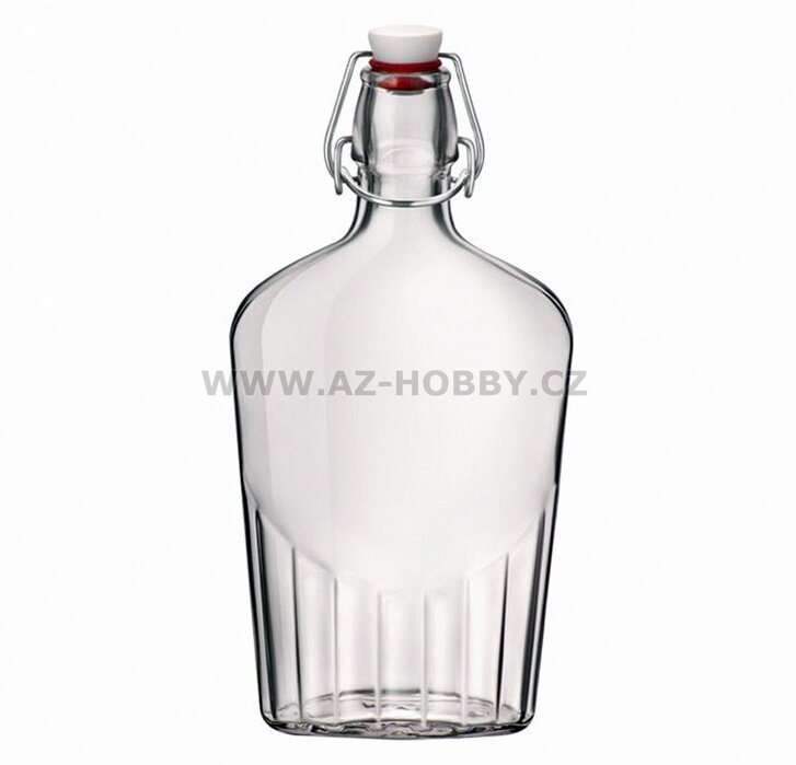 Láhev sklo patentní uzávěr butilka 500ml  FLASCHETA