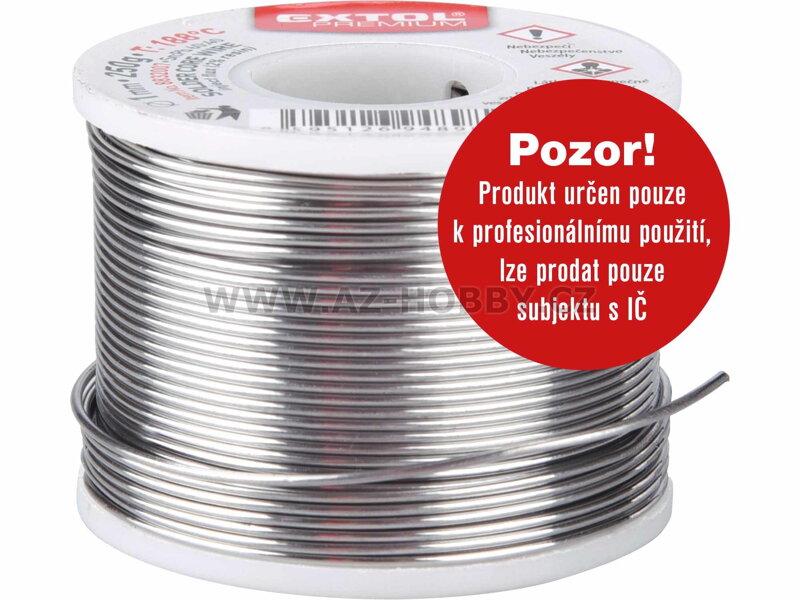 Cín pájecí ¤1mm 250gr  EXTOL