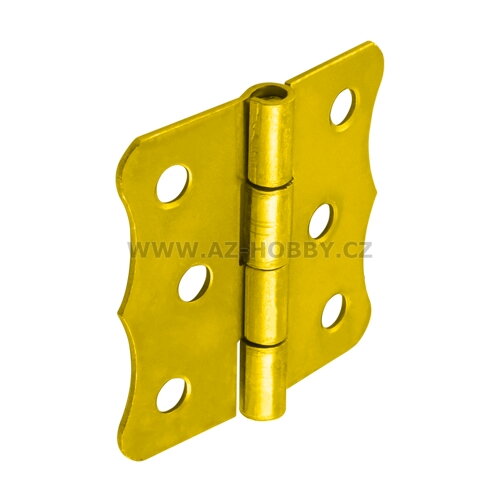 Závěs dveřní splétaný dekorační 40x45mm ZO 40 Zn žlutý