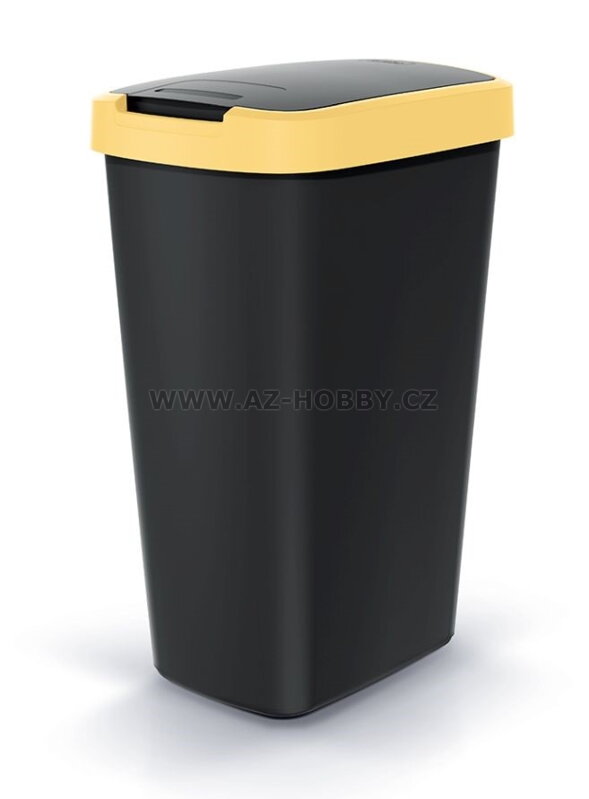 Koš odpadkový výklopný 45L  COMPACTA Q sv.žlutá