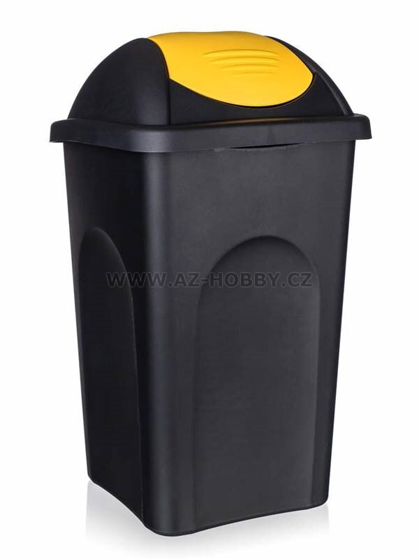 Koš odpadkový výklopný 60L  MULTIPAT žlutý