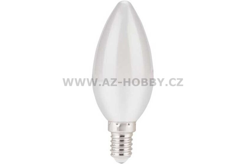 Žárovka LED svíčka, 5W, 450Lm, E14, denní bílá, EXTOL LIGHT 43022