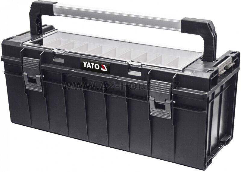 YATO Kufr na nářadí plastový box s organizérem 650x270x272mm YT-09184
